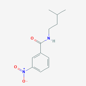 molecular formula C12H16N2O3 B5870428 N-(3-methylbutyl)-3-nitrobenzamide 