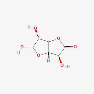 molecular formula C6H8O6 B587048 L-Glucurono-3,6-lactone CAS No. 32449-80-2