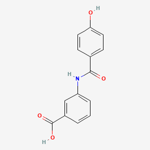 molecular formula C14H11NO4 B5870514 3-[(4-hydroxybenzoyl)amino]benzoic acid 