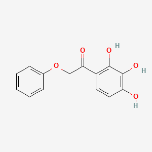 2-phenoxy-1-(2,3,4-trihydroxyphenyl)ethanone