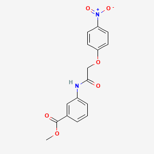 methyl 3-{[(4-nitrophenoxy)acetyl]amino}benzoate