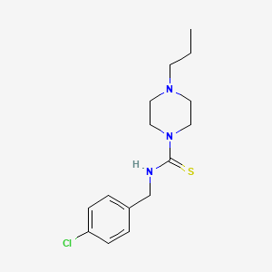 N-(4-chlorobenzyl)-4-propyl-1-piperazinecarbothioamide