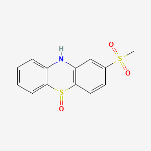 2-(Methylsulfonyl)-10H-phenothiazine 5-Oxide