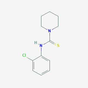 molecular formula C12H15ClN2S B5870657 N-(2-chlorophenyl)-1-piperidinecarbothioamide 