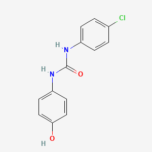 molecular formula C13H11ClN2O2 B5870671 N-(4-chlorophenyl)-N'-(4-hydroxyphenyl)urea 