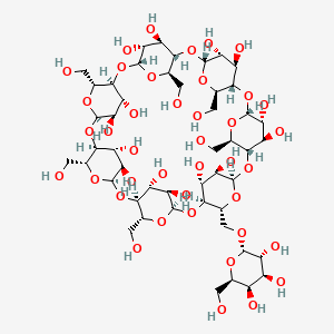 molecular formula C48H80O40 B587069 6-O-(Galactopyranosyl)cyclomaltoheptaose CAS No. 149496-53-7