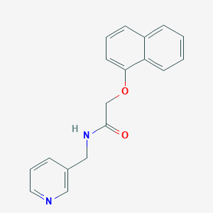 molecular formula C18H16N2O2 B5870693 2-(1-naphthyloxy)-N-(3-pyridinylmethyl)acetamide 