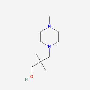 molecular formula C10H22N2O B587070 2,2-Dimethyl-3-(4-methylpiperazin-1-YL)propan-1-OL CAS No. 152575-57-0