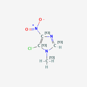 5-Chloro-1-methyl-4-nitroimidazole-13C4