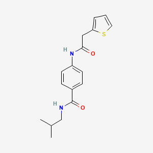 N-isobutyl-4-[(2-thienylacetyl)amino]benzamide