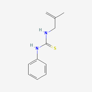 molecular formula C11H14N2S B5870775 N-(2-methyl-2-propen-1-yl)-N'-phenylthiourea 