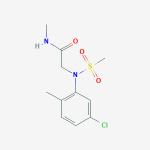 N~2~-(5-chloro-2-methylphenyl)-N~1~-methyl-N~2~-(methylsulfonyl)glycinamide