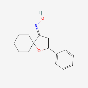 molecular formula C15H19NO2 B5870861 2-phenyl-1-oxaspiro[4.5]decan-4-one oxime 