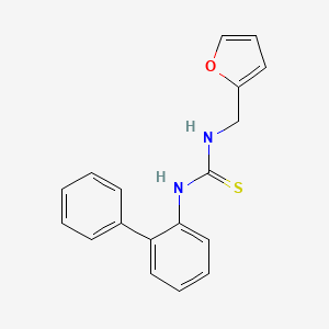 N-2-biphenylyl-N'-(2-furylmethyl)thiourea