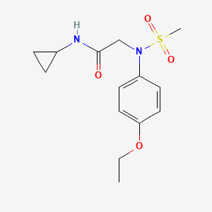 N~1~-cyclopropyl-N~2~-(4-ethoxyphenyl)-N~2~-(methylsulfonyl)glycinamide