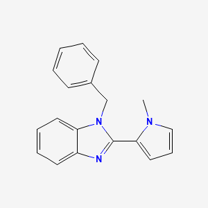 molecular formula C19H17N3 B5870963 1-benzyl-2-(1-methyl-1H-pyrrol-2-yl)-1H-benzimidazole 