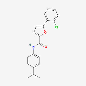 molecular formula C20H18ClNO2 B5870990 5-(2-chlorophenyl)-N-(4-isopropylphenyl)-2-furamide 