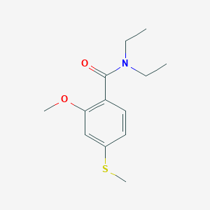 N,N-diethyl-2-methoxy-4-(methylthio)benzamide