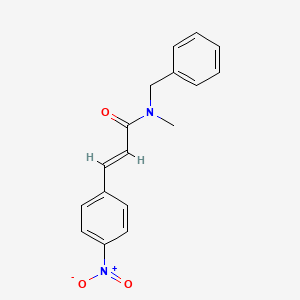 N-benzyl-N-methyl-3-(4-nitrophenyl)acrylamide