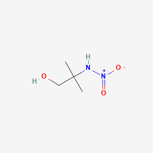 molecular formula C4H10N2O3 B587109 N-(1-Hydroxy-2-methylpropan-2-yl)nitramide CAS No. 1239666-60-4