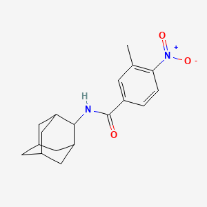 molecular formula C18H22N2O3 B5871129 N-2-adamantyl-3-methyl-4-nitrobenzamide 