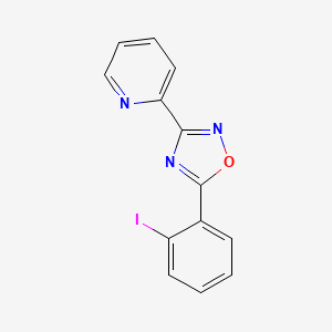 molecular formula C13H8IN3O B5871139 2-[5-(2-iodophenyl)-1,2,4-oxadiazol-3-yl]pyridine 