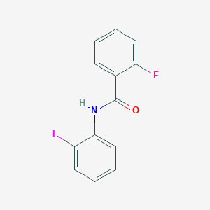 molecular formula C13H9FINO B5871145 2-fluoro-N-(2-iodophenyl)benzamide 