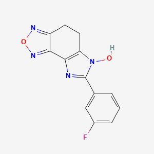 7-(3-fluorophenyl)-4,5-dihydro-6H-imidazo[4,5-e][2,1,3]benzoxadiazol-6-ol
