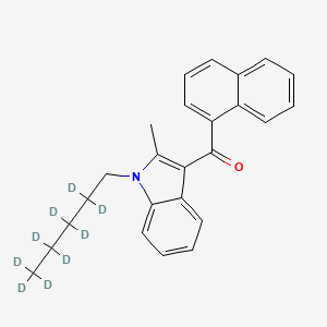molecular formula C25H16D9NO B587135 JWH 007-d9 CAS No. 1651833-48-5
