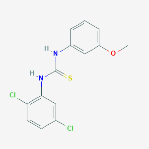 molecular formula C14H12Cl2N2OS B5871425 N-(2,5-dichlorophenyl)-N'-(3-methoxyphenyl)thiourea 