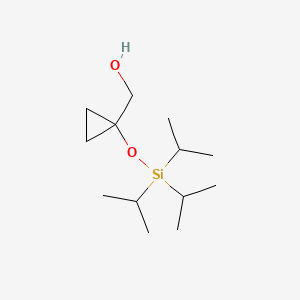 molecular formula C13H28O2Si B587148 1-(Triisopropylsilyloxy)cyclopropylmethanol CAS No. 205756-60-1