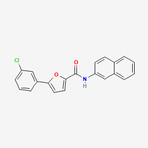 5-(3-chlorophenyl)-N-2-naphthyl-2-furamide