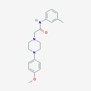 2-[4-(4-methoxyphenyl)piperazin-1-yl]-N-(3-methylphenyl)acetamide