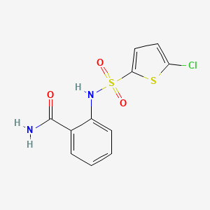 2-(5-CHLOROTHIOPHENE-2-SULFONAMIDO)BENZAMIDE