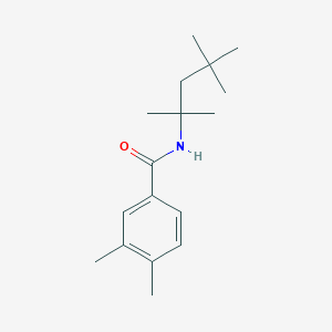 molecular formula C17H27NO B5871524 3,4-dimethyl-N-(1,1,3,3-tetramethylbutyl)benzamide 