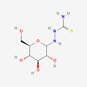 molecular formula C7H15N3O5S B587155 D-葡萄糖吡喃糖基硫代氨基脲 CAS No. 154634-24-9