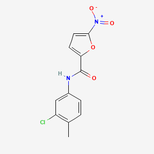 molecular formula C12H9ClN2O4 B5871583 N-(3-chloro-4-methylphenyl)-5-nitro-2-furamide 