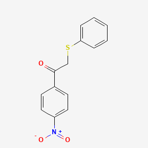 1-(4-nitrophenyl)-2-(phenylthio)ethanone