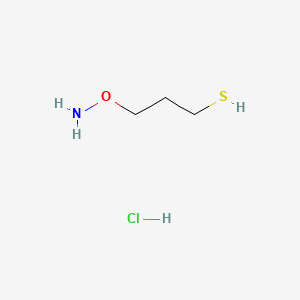 molecular formula C3H10ClNOS B587163 3-(Aminooxy)-1-propanethiol Hydrochloride CAS No. 1071-99-4