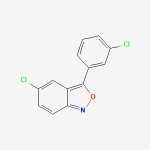 molecular formula C13H7Cl2NO B5871653 5-chloro-3-(3-chlorophenyl)-2,1-benzisoxazole 