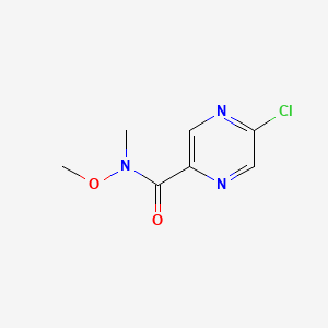 5-Chloro-n-methoxy-n-methylpyrazine-2-carboxamide