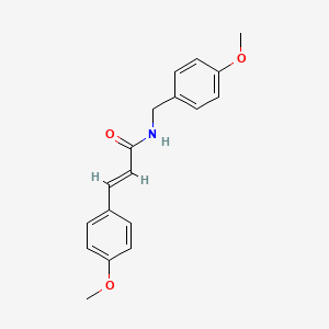 molecular formula C18H19NO3 B5871743 N-(4-methoxybenzyl)-3-(4-methoxyphenyl)acrylamide 