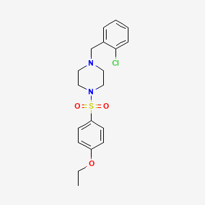 1-(2-chlorobenzyl)-4-[(4-ethoxyphenyl)sulfonyl]piperazine