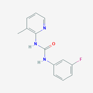 N-(3-fluorophenyl)-N'-(3-methyl-2-pyridinyl)urea