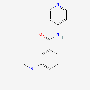 molecular formula C14H15N3O B5871799 3-(dimethylamino)-N-4-pyridinylbenzamide 