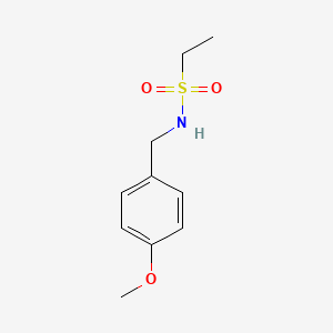 molecular formula C10H15NO3S B5871812 N-(4-methoxybenzyl)ethanesulfonamide 