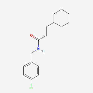 N-(4-chlorobenzyl)-3-cyclohexylpropanamide