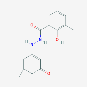 N'-(5,5-dimethyl-3-oxo-1-cyclohexen-1-yl)-2-hydroxy-3-methylbenzohydrazide