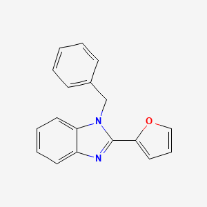 molecular formula C18H14N2O B5871898 1-benzyl-2-(2-furyl)-1H-benzimidazole 