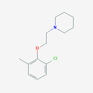 1-[2-(2-chloro-6-methylphenoxy)ethyl]piperidine